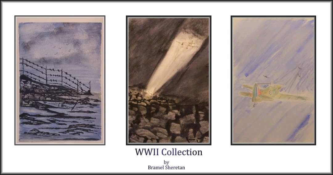bramelsheretan's tweet photo. My loose style #watercolorpainting #ronranson #art #artistsontwitter #WW2
1 To The Wire
2 Coastal Defence
3 Spitfire https://t.co/xxOW6u38pt