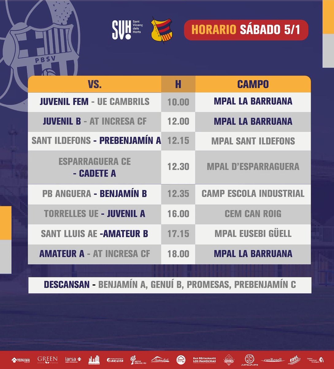 PENYA BARCELONISTA SANT VICENÇ DEL HORTS tweet media