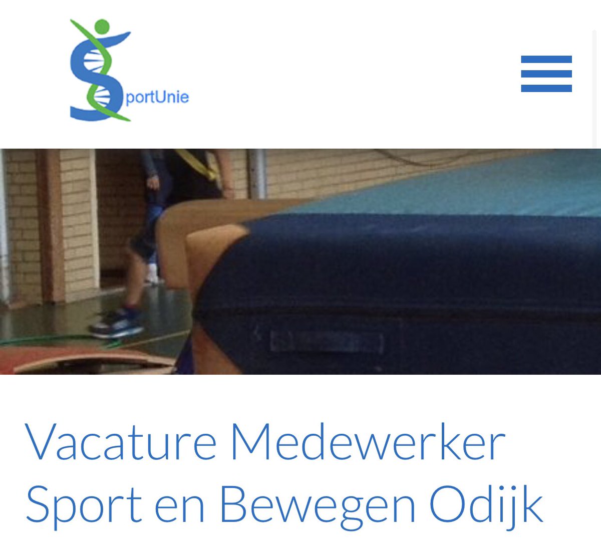 ‼️ #Vacature Medewerker #Sport en #Bewegen in provincie #Utrecht ‼️

sportunie.nl/vacature/vacat… 

#sportvacatures #sportunie