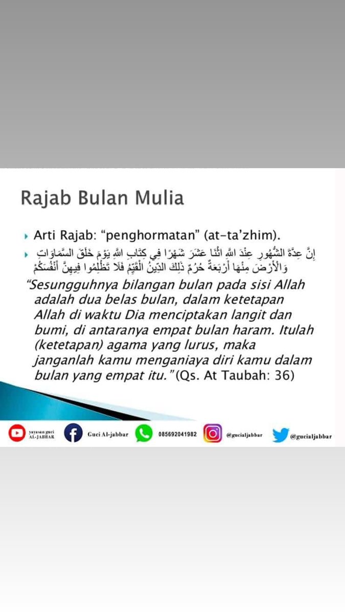Djendri2's tweet photo. #rajabbulanmulya https://t.co/gJJ2VnimhL