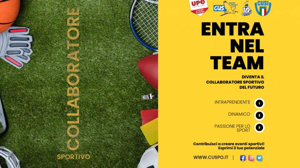 tweet_CUSPO's tweet photo. Cerchiamo studenti dell' @UniAvogadro 🎓 per la posizione di collaboratore sportivo nelle sedi di #Alessandria #Novara e #Vercelli.
Invia il CV all'indirizzo hr@cuspo.it, sarai contattato per un colloquio.
#JoinUs 💪
#WeAreCUSPO
#goCUSPO ⚪🔵 https://t.co/bnGByK1cKG
