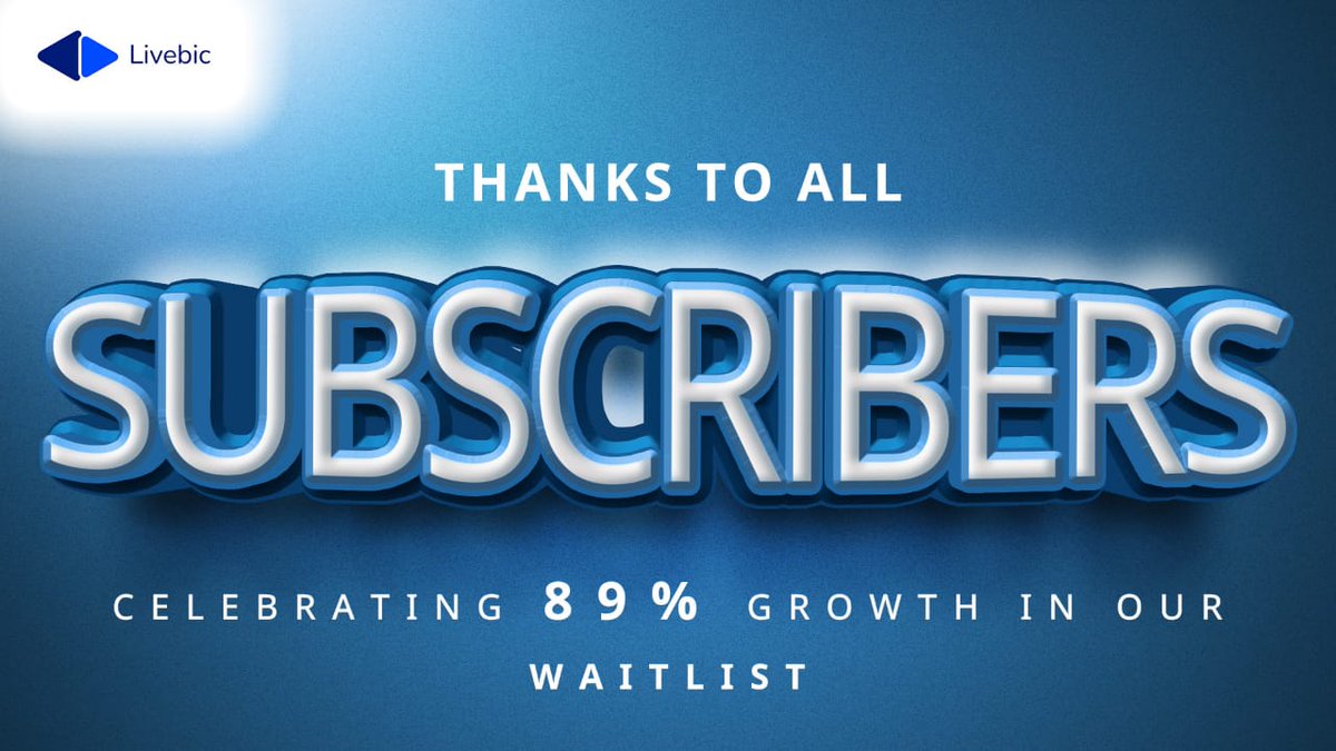 We’ve never been so excited 😆 on the journey.
We recorded an awesome 89% growth for signups on the waitlist.