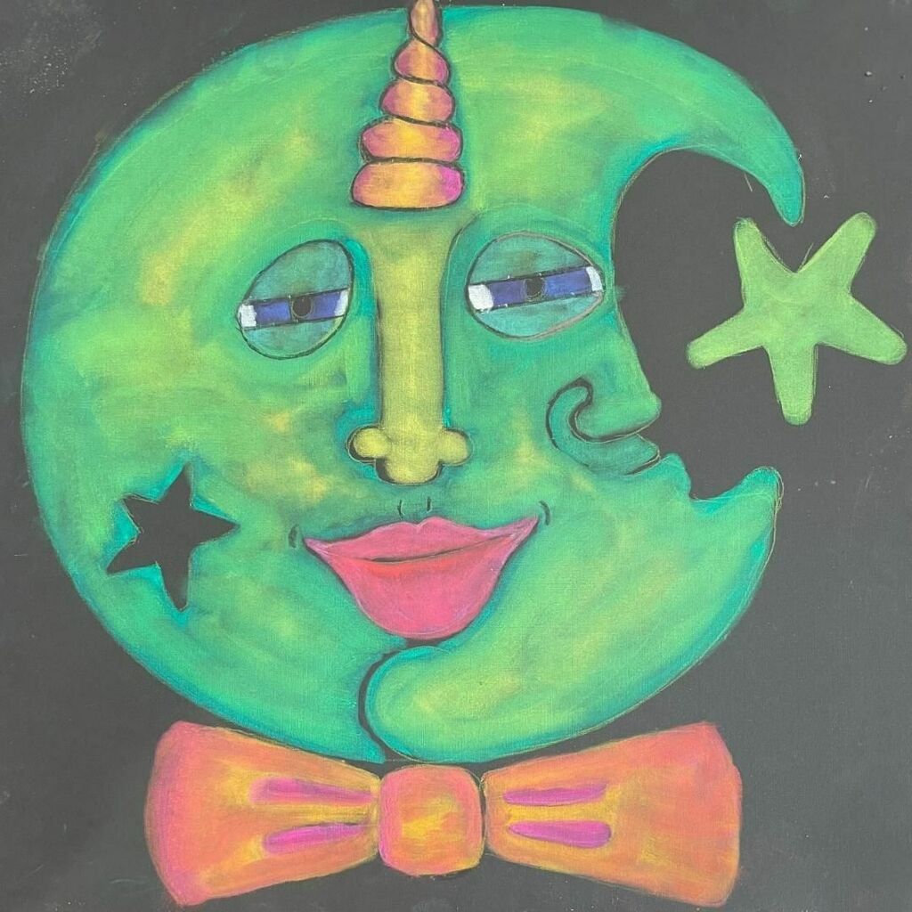 ArtChurchof's tweet photo. The Moon. 12x12. Pastel. 2022. #moon #luna #art #artist #orginalart #tarot #fantasy https://t.co/zQHQsVnrtp https://t.co/IfLsMT45P5