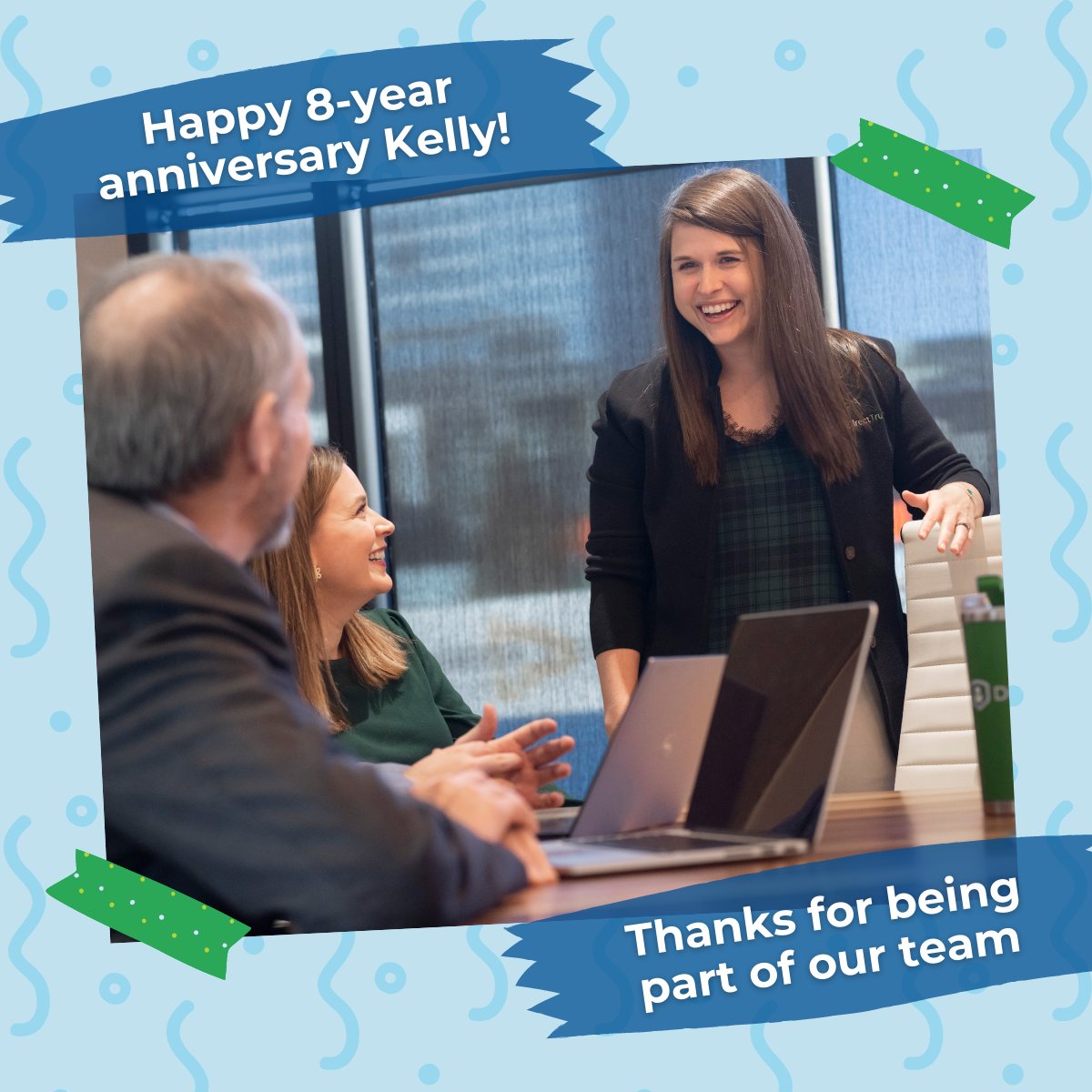 DirectTrustorg's tweet photo. Congratulations to our team member, @KellyGwynn1 for celebrating 8 years at DirectTrust! 🎉 https://t.co/66xz12ZCpg