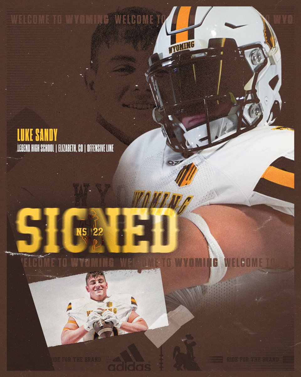 wyo_football's tweet photo. 🤠 OL 

✍️ @LukeSandy5 

#NSD22 • #RideForTheBrand https://t.co/wUvLZwcyml