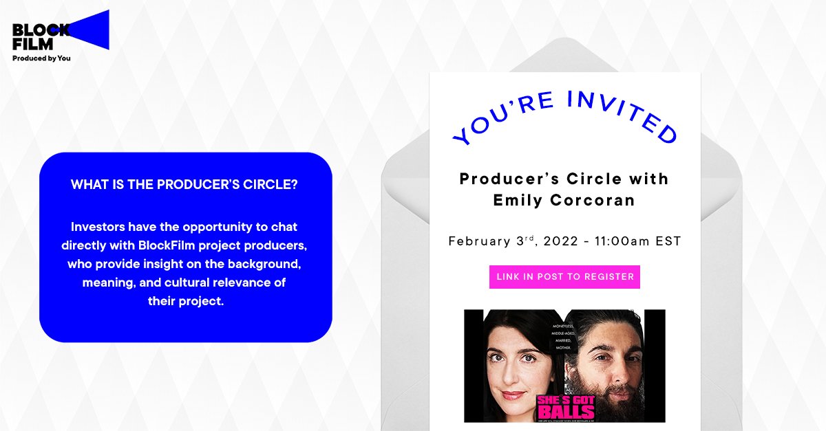 If you're interested in investing in Film as a tokenised asset then this could be for you! Canadians get a tax break btw....  
Thursday 3rd Feb at 4pm UK time  bit.ly/3gisUsB