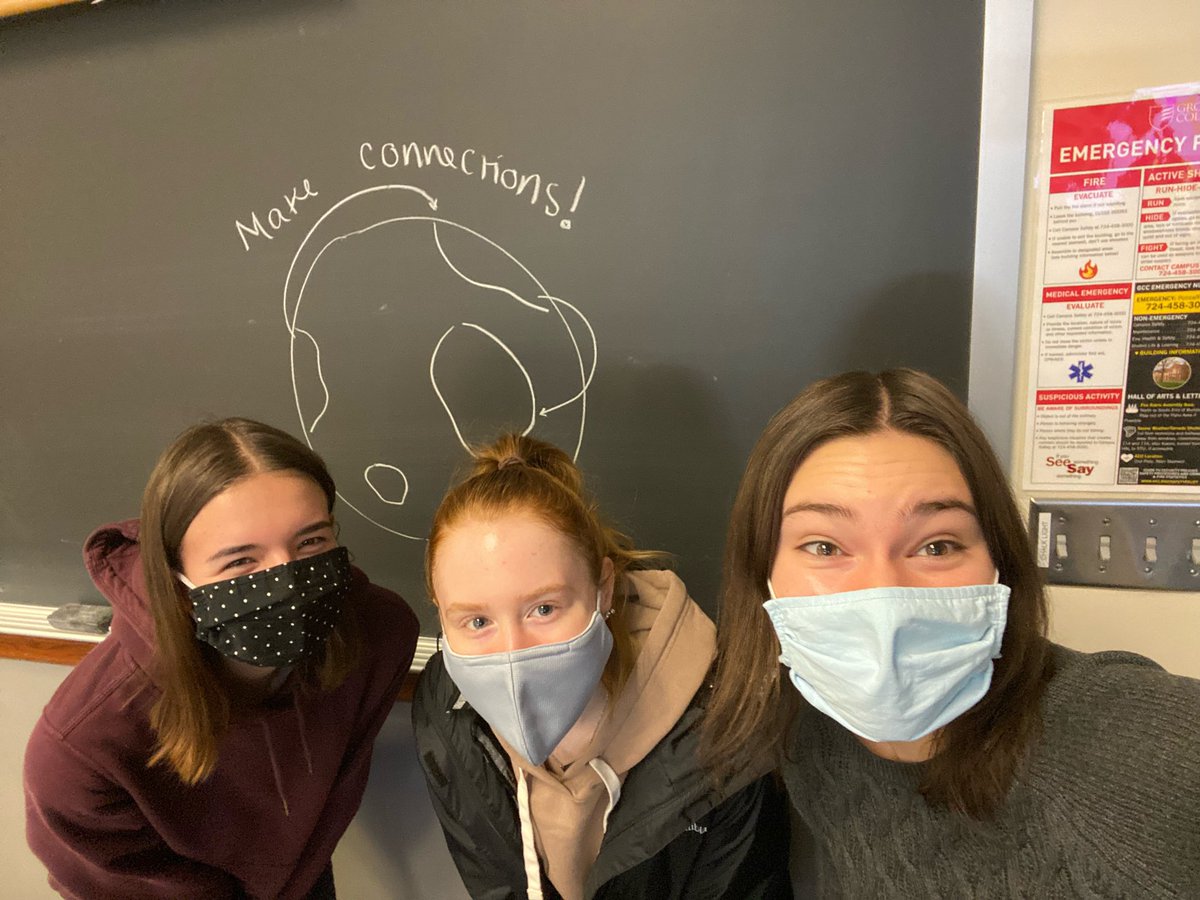 Today in tech of instruction class,we learned about the importance of making connections with other educators. We can all benefit from sharing our creative ideas- “the smartest person in the room is the room”-EdcampUSA #gccedu