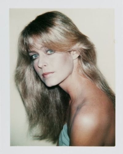 Farrah Fawcett Andy Warhol Polaroid from 1979. Happy Birthday FF born this day 1947. 