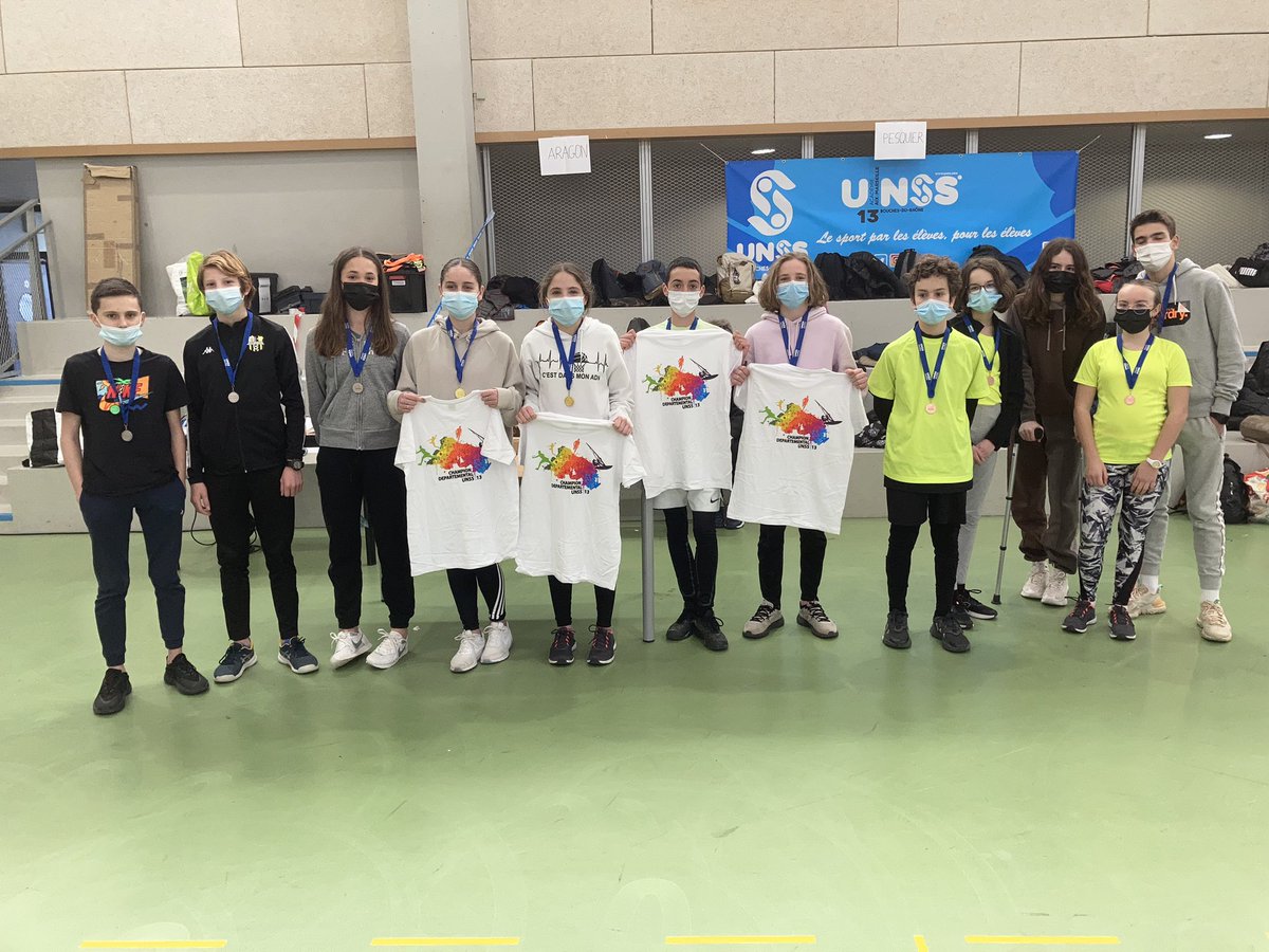 Championnat Départemental #LaserRun #UNSS13 #SimianeCollongue #colleges #lycees remise des récompenses  
Un #MercrediUNSS comme on les aime