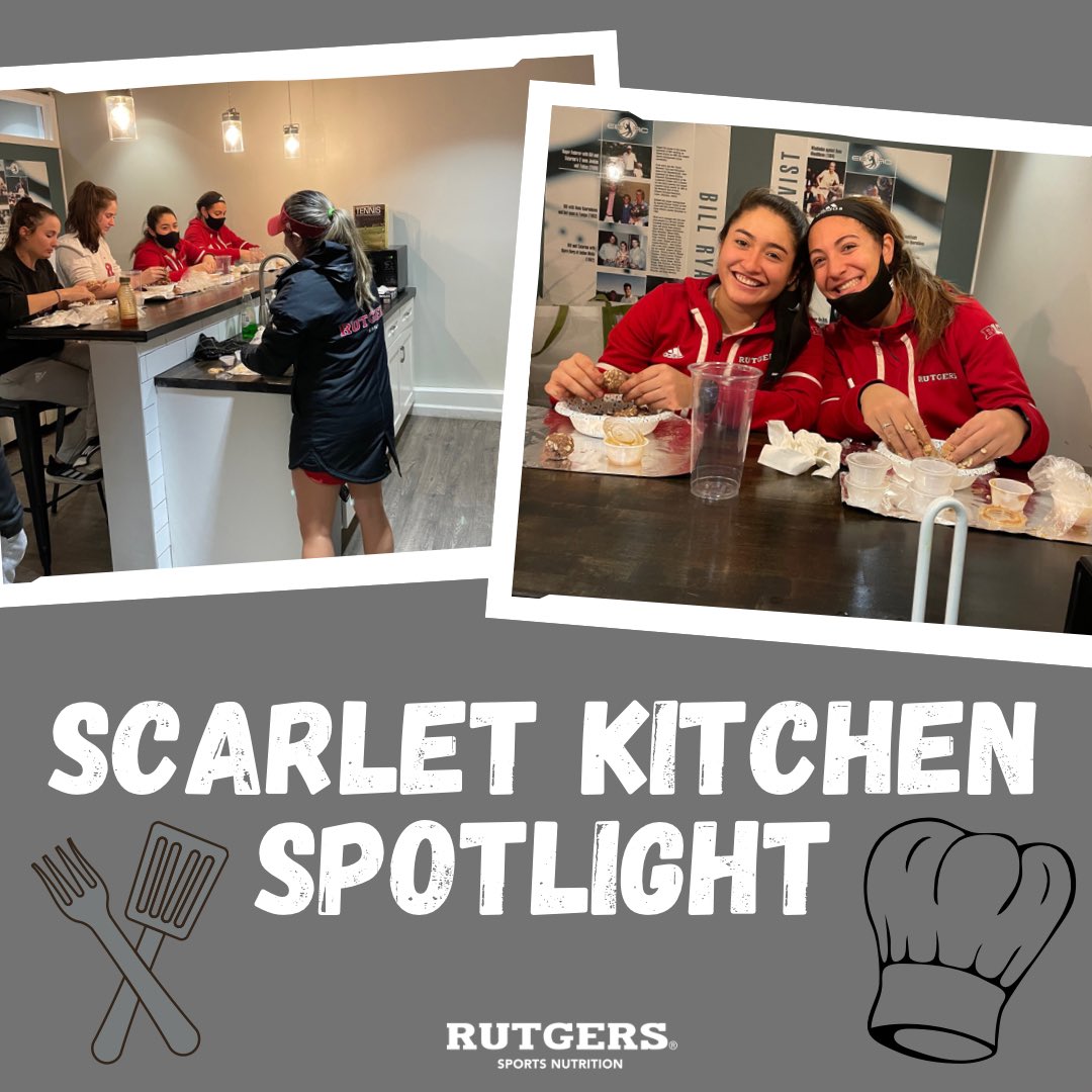 Shout out <a href="/RutgersTennis/">Rutgers Tennis</a> for getting together to make some protein balls! #rufueled