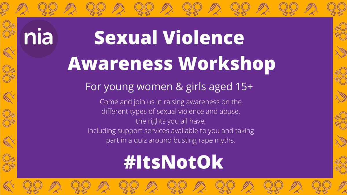 ELRC are running a FREE online workshop for young women and girls aged 15+ who live, work or study in East London on 08/02/2022 in light of #SexualViolenceAwarenessWeek Sign up on the link below! ⬇️ eventbrite.co.uk/e/sexual-abuse…
