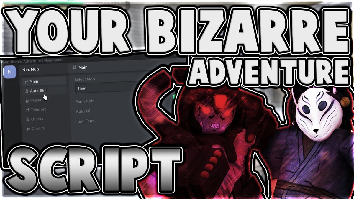 AhmedMode_YT's tweet image. [UPDATE V0.9] NEW ROBLOX YOUR BIZARRE ADVENTURE HACK SCRIPT AUTO FARM ITEMS FARM STAND PASTEBIN 2022

Video of the script: youtu.be/9jc2Menb_3g

Download the script here: ahmedmode.com

#roblox #ahmedmode #robloxhacks #robloxcheats #robloxexploits #robloxmods