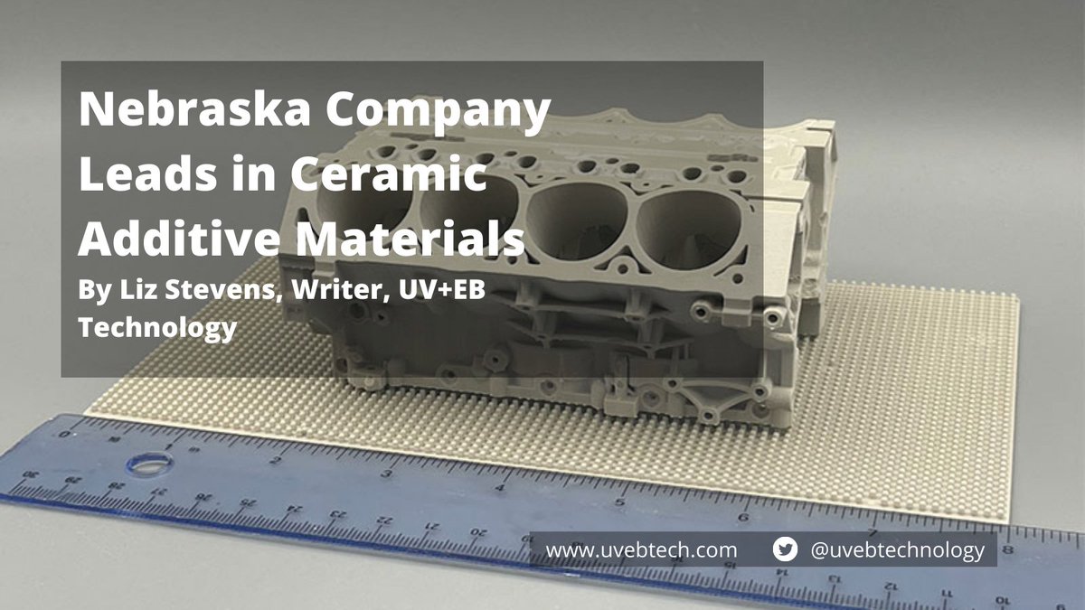 Tethon 3D of Omaha, Nebraska, is poised as a provider for the creation of high-value, highly specialized lower- to middle-run ceramic parts and currently sells materials to more than 1,000 customers in 40 countries. ow.ly/I9sj50HFVE9