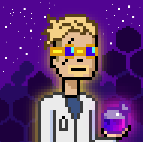SGPFederation's tweet photo. Our fourth custom honorary ✨ $STARS Star goes out to the one and only Cosmosis Osmosis Scientist @sunnya97. We hope it's a chemical reaction! Enjoy Stargazer 

✨ Expect more $STARS Stars soon ✨🔭
@StargazeZone https://t.co/7k2xLO3tFT