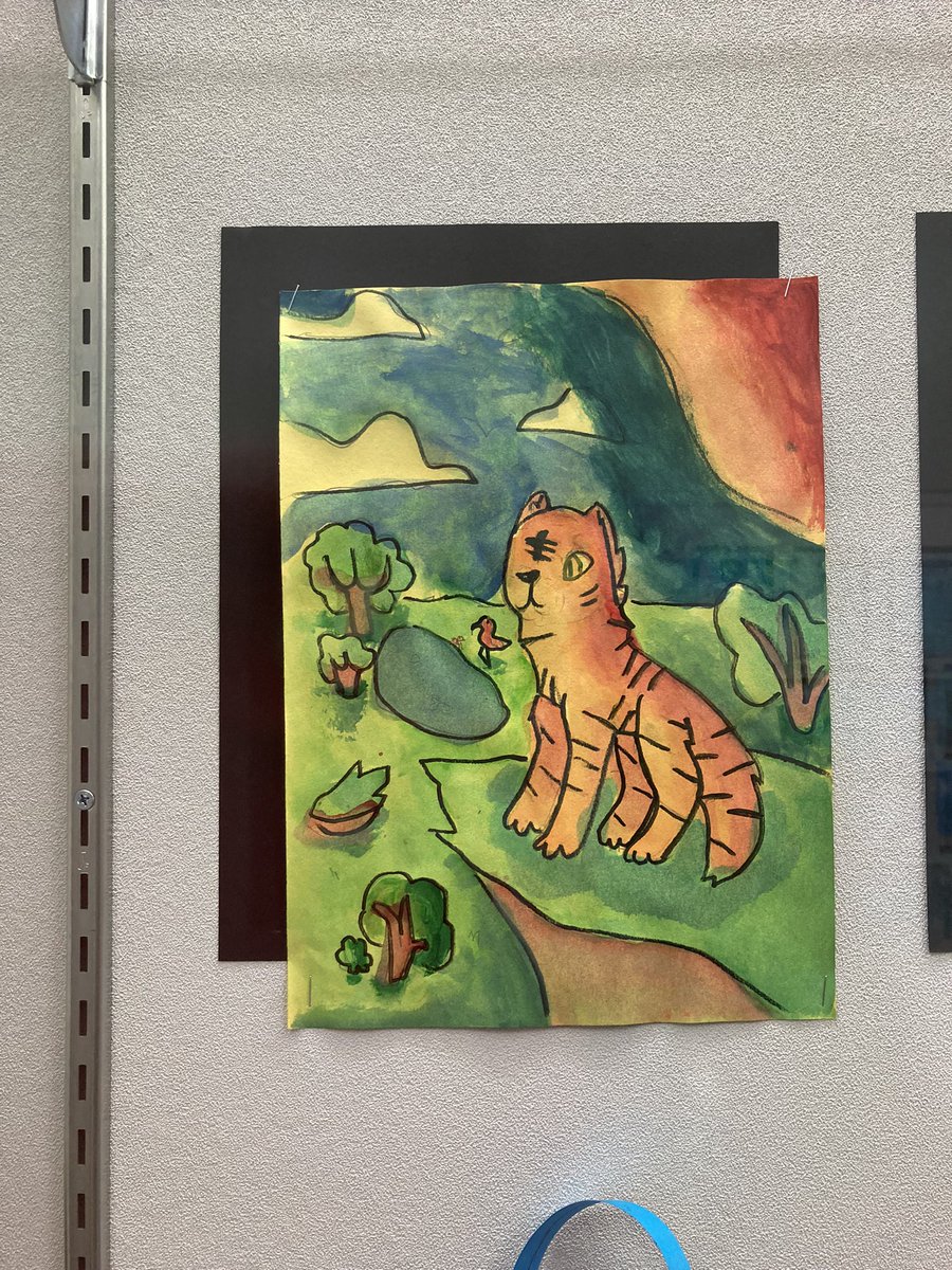MybostonA's tweet photo. A few #fourthgrade @jses_stallions #watercolor tigers for #LunarNewYear 🐯.
#fbisdvisualart https://t.co/OGu6ehDHKB