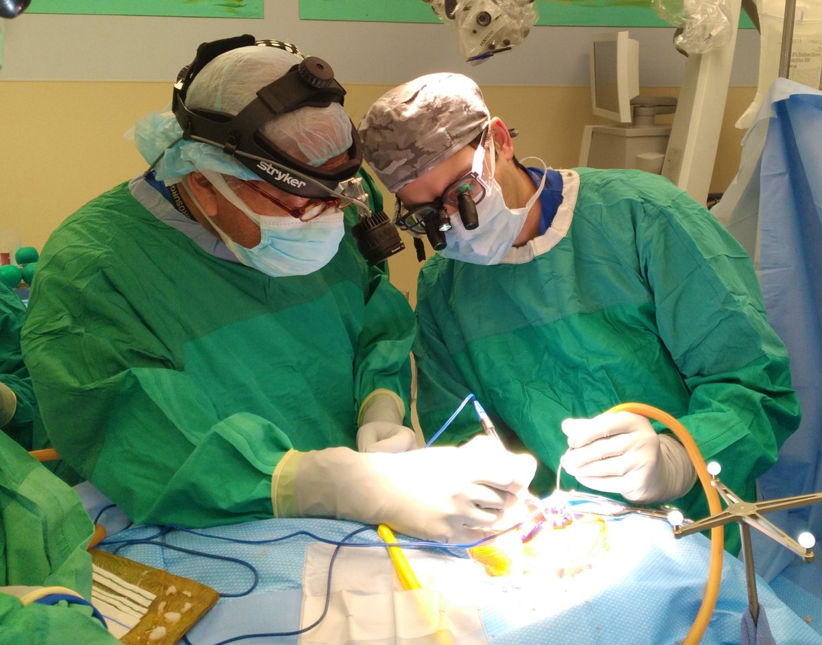 Maryland Neurosurgery (@umdneurosurgery) on Twitter photo It is hard to believe that neurosurgery is only a few generations young. Here, <a href="/RiccardoSerra20/">Riccardo Serra</a> PGY-2 (right) and Greg Cannarsa PGY-7 are resecting a cerebellar mass under the sage guidance of Dr. Howard Eisenberg (left) It is hard to believe that neurosurgery is only a few generations young. Here, <a href="/RiccardoSerra20/">Riccardo Serra</a> PGY-2 (right) and Greg Cannarsa PGY-7 are resecting a cerebellar mass under the sage guidance of Dr. Howard Eisenberg (left)