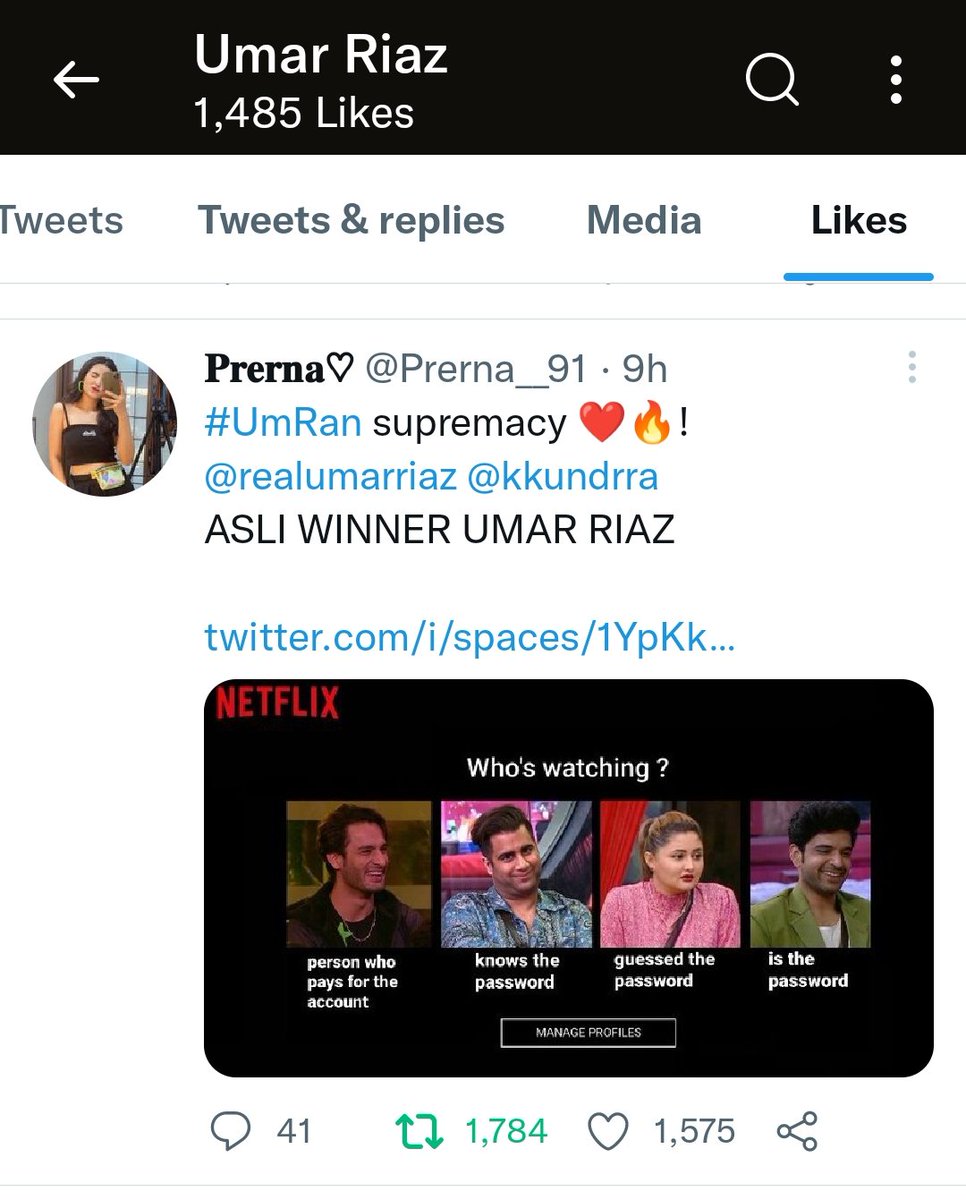 fisvsisbsusbsvs's tweet photo. Just #UmRan things!
😂😂
#KaranKundrra #KKundrraSquad 
@kkundrra @realumarriaz https://t.co/lLRNy6RPMW