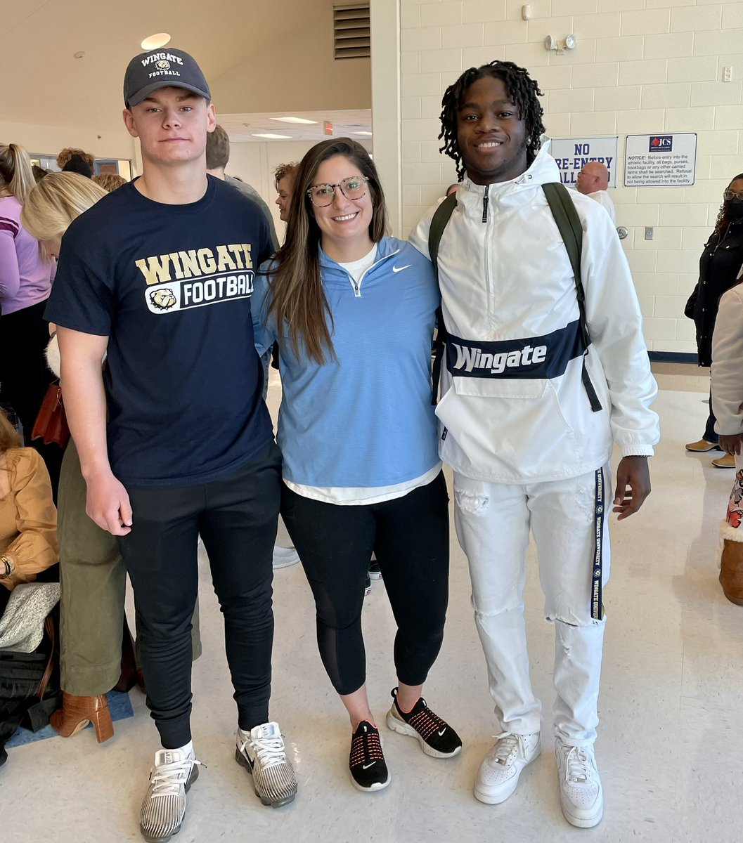 Super proud of <a href="/brendanshoaf_/">Brendan Shoaf</a> and @LeronSparks for signing to continue their academic and athletic careers at my alma mater, <a href="/WingateUniv/">Wingate University</a>. <a href="/WingateFb/">Wingate Bulldogs Football</a> has 2 good ones coming their way!!