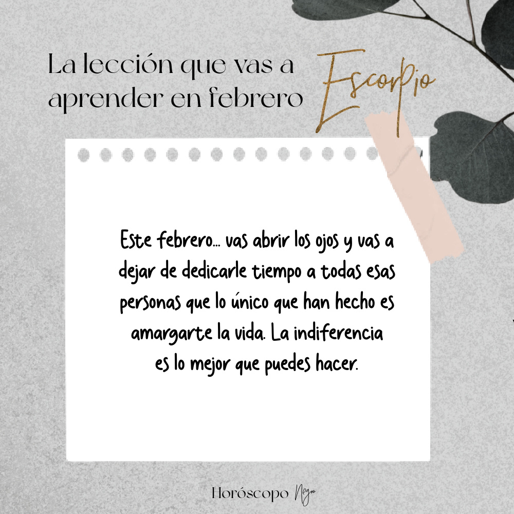 escorpio_hn's tweet photo. La lección que vas a aprender en febrero #Escorpio ✨🔮✨ #horoscoponegro https://t.co/3roFT3XOC6