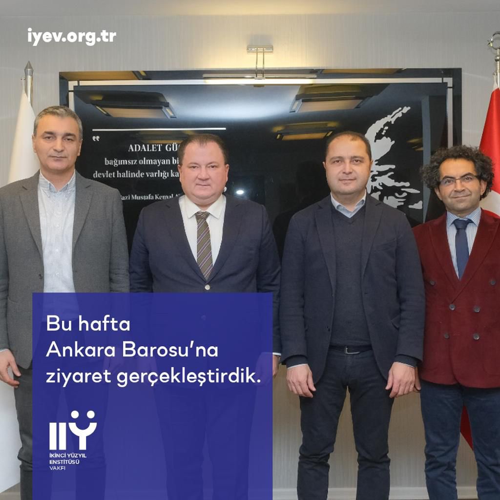 iyev_orgtr's tweet photo. İYEV olarak Ankara Barosu'na yaptığımız ziyarette Ankara Barosu Başkanı Av. Kemal Koranel ile fikir alışverişinde bulunduk ve ortak yürüteceğimiz projeleri konuştuk!

#İYEV #i̇kinciyüzyılenstitüsüvakfı #AnkaraBarosu https://t.co/WYjvFetglg