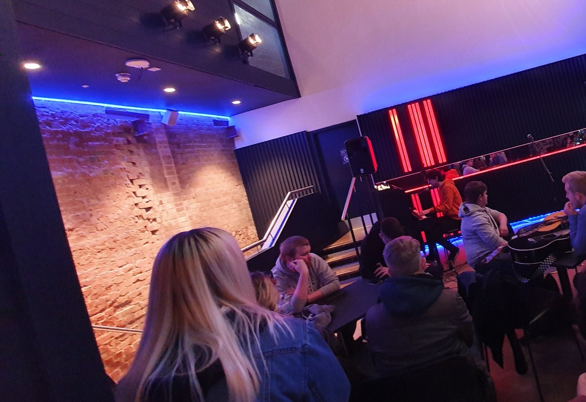 TRwinchester's tweet photo. Fancy a little music with your lunch? 🎶🥪☕️

Join us in our Cafe Bar next Wed 16 Feb where @PlaymakersWinch will be presenting a free 'Munch with Music' session. Music students will be performing original songs + covers in the spirit of Valentines 💕

Drop in between 1pm &amp; 3pm. https://t.co/FkdxmG40TT