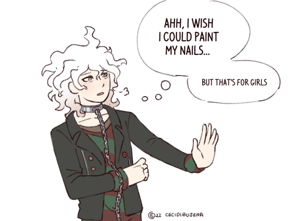 CeciDibujera's tweet photo. Noo, Komaeda ๐ tfw toxic masculinity https://t.co/LlsqPUqbGV