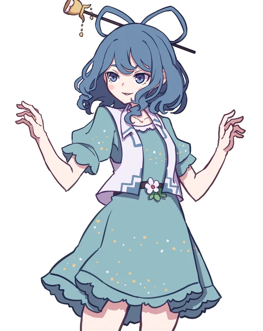 #深夜の真剣お絵描き60分一本勝負 
青娥 