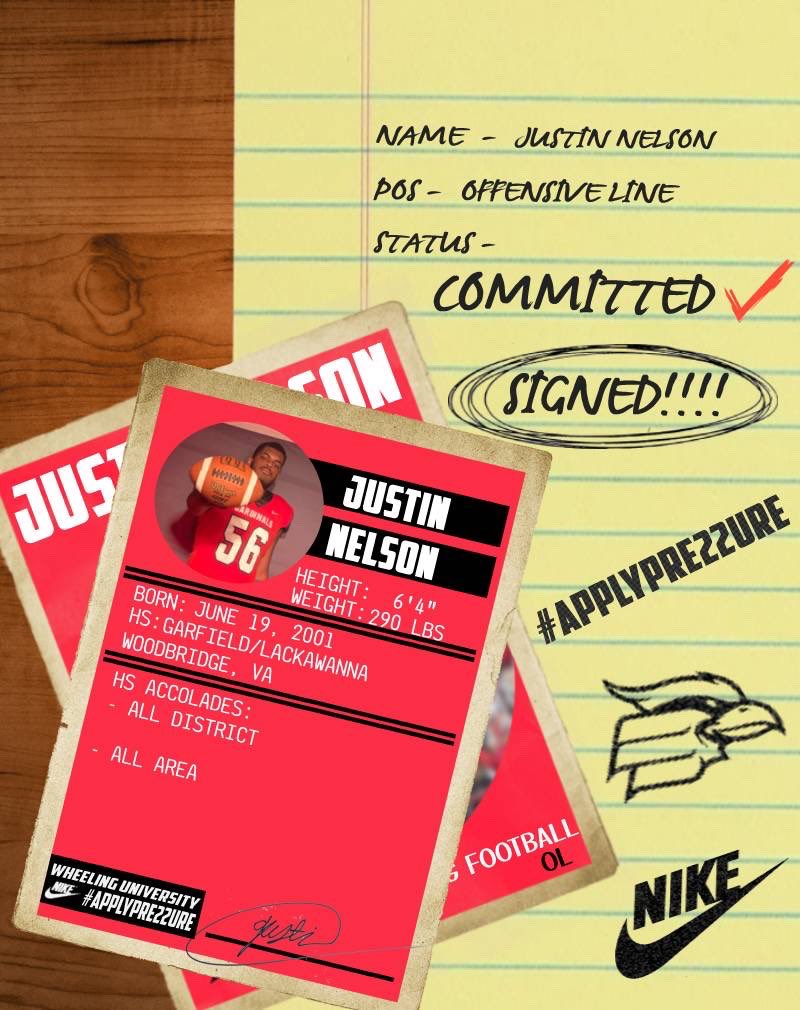 WheelingU_FB's tweet photo. 🔥💎| #APPLYPRE22URE

✍🏽| Justin Nelson
📱| @justinTnelson76 
📍| Garfield (VA) / Lackawanna JC (PA)
🚨| Offensive Line 
📋| 6’4”   290
🎟| https://t.co/FDm72Ap7mF

#TEAM5  | #NSD22 | #FAMILY | 🅿️ https://t.co/agBULHeZCg