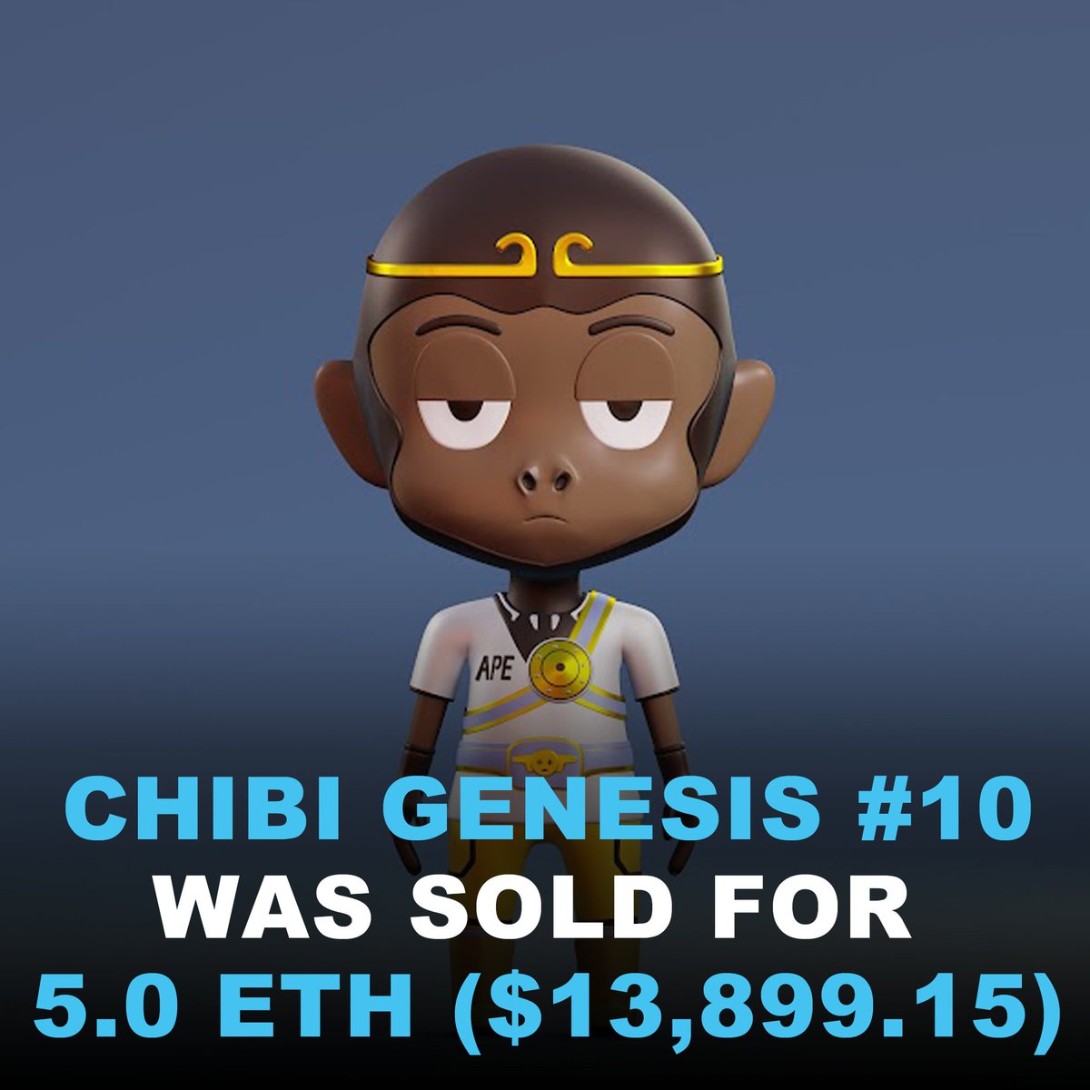 Chibi Genesis #10 has been sold for 5 ETH! Welcome to the Chibi Fam 🤩

#WeLoveTheChibis