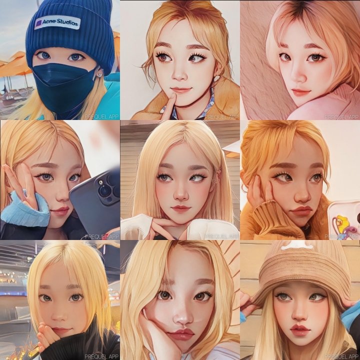 #YUQI as cartoon character