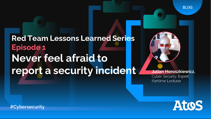 [#BLOG] EPISODE 1 - Discover today the first blog of a three episodes series about Lessons learned from our Red team experts: Never feel afraid to report a security incident 
👉 atos.net/en/lp/security…
#RedTeam #SecurityIncidents #SecurityDive #CyberSecurity