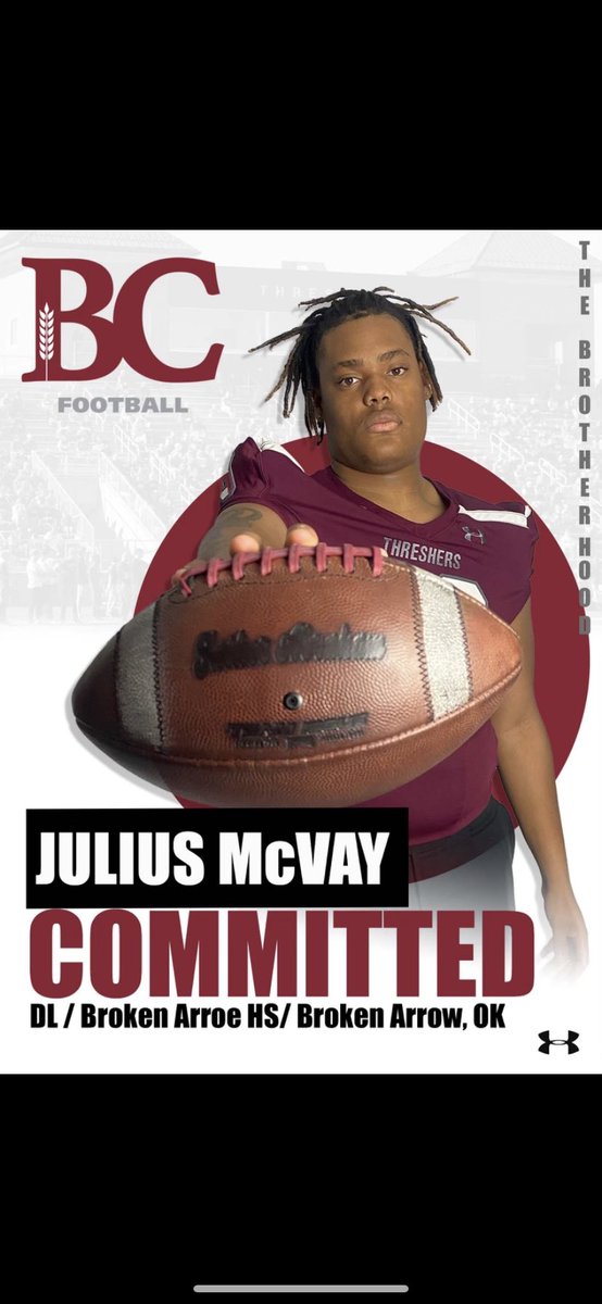 Excited to announce I’m fully committed to Bethel College <a href="/Threshers_FB/">Bethel College FB</a> <a href="/CoachStokesBC/">AB Stokes</a>