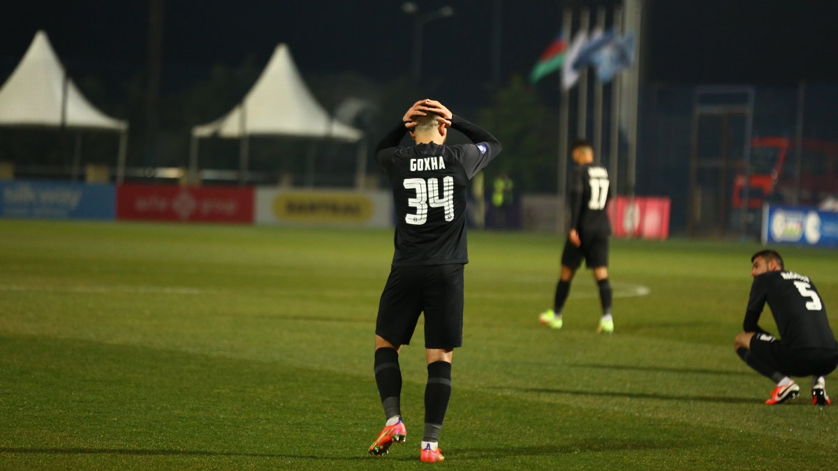 A tough evening at Zira Sports Complex, with 4 goals behind before the second leg of the Cup quarter-finals. #ZIRSBL #AzeriCup