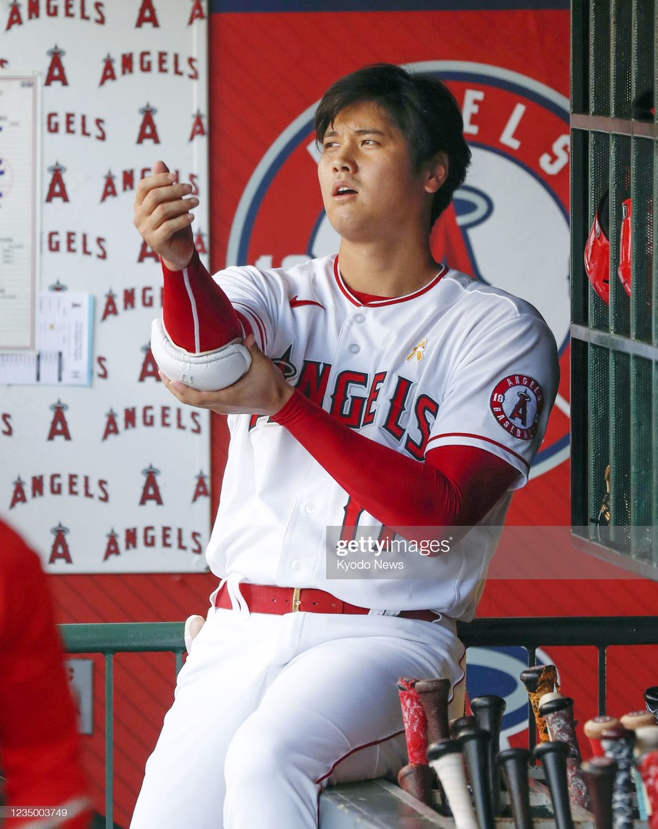 #ShoheiOhtani of the LAA is pictured after striking out in the sixth inning against the New York Yankees on Sept. 1, 2021, at Angel Stadium in Anaheim, California. Ohtani struck out three times against Gerrit Cole. (Photo by Kyodo News via Getty Images)
https://t.co/mKVIRAa3Z6 https://t.co/WKqX14VicU