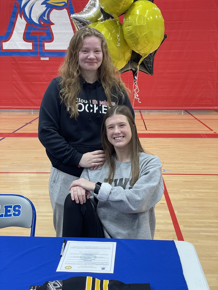 Congrats <a href="/DavidsonCailey/">Cailey Davidson</a> to your commitment to play college hockey at UW-Superior. Your hockey family is so proud of you. Can’t wait to watch you play the next 4 year! 
#letsgocrush #crushingit