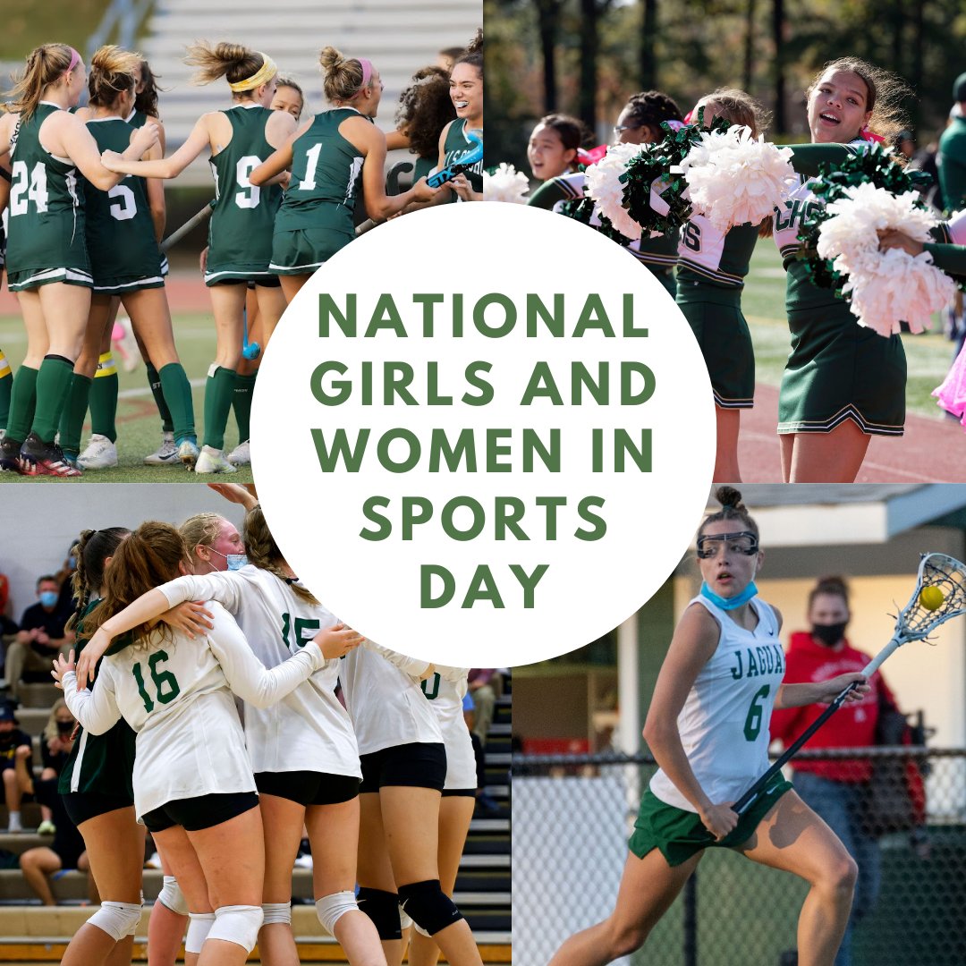 FCJagsAthletics's tweet photo. It's National Girls and Women in Sports Day! We are so proud of all of our female athletes and coaches at Falls Church who continue to pave the way. https://t.co/hbc7q6GEyc