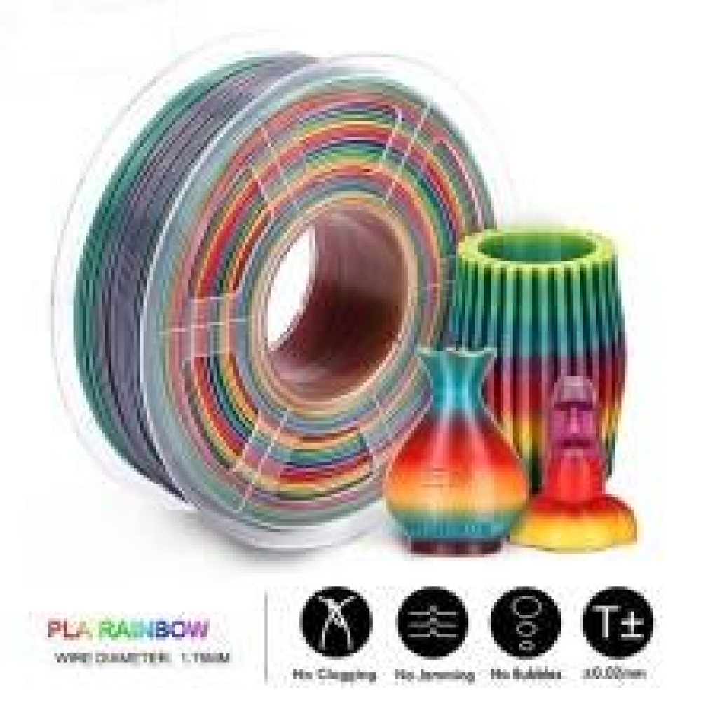 shopit3d1's tweet photo. SUNLU PLA Rainbow Filament - 1kg for only 28.08$ ! #store Get it from: https://t.co/0zBZHCKJuU https://t.co/l5cIAsBGKT