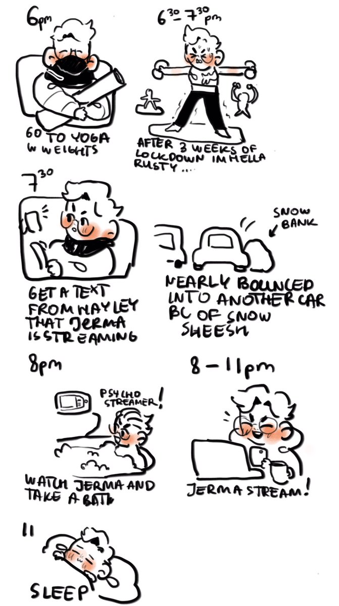 drew my yesterdays hourlies today bc too much going on yesterday 