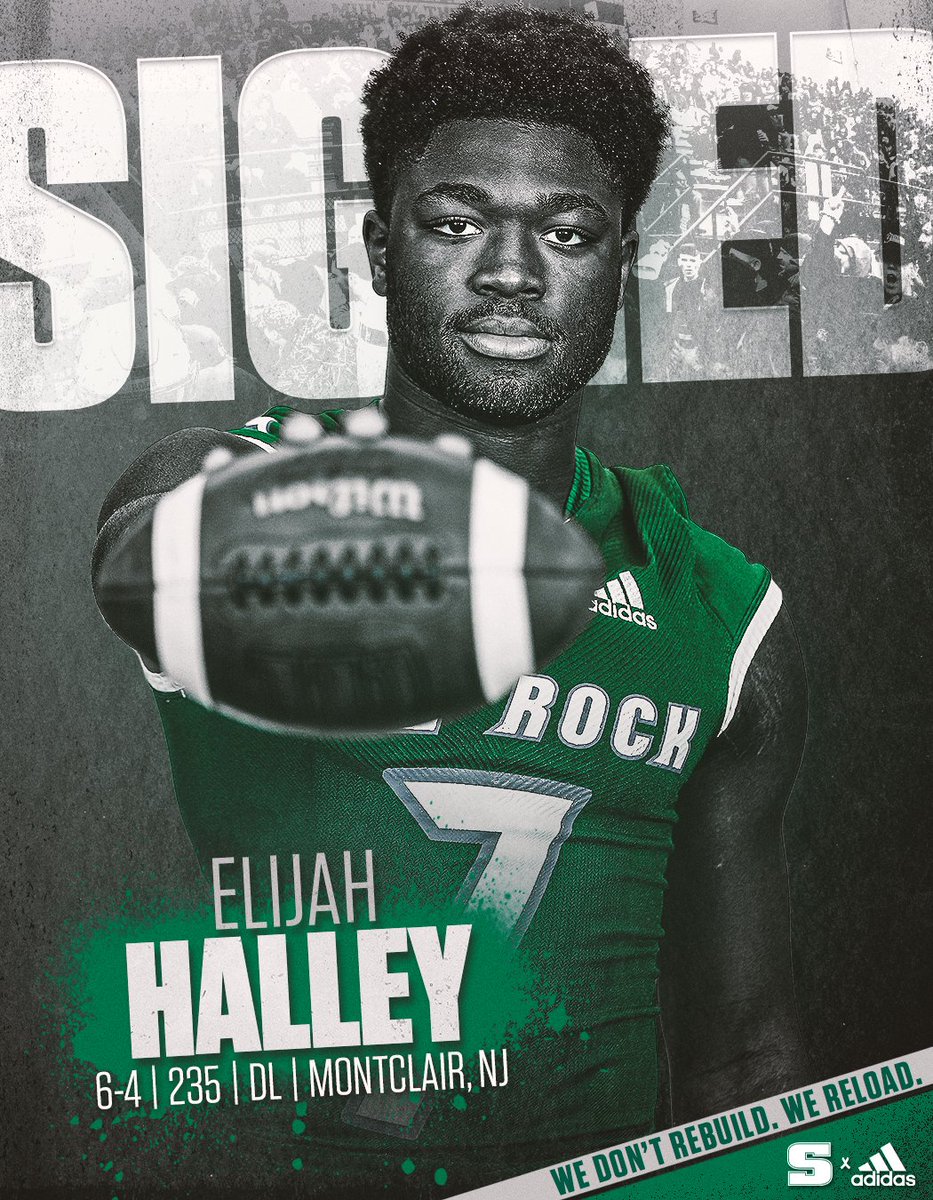 Rock_Athletics's tweet photo. FB: Welcome to The Rock, Elijah Halley! Elijah is an All-Conference defensive lineman with a big frame and huge upside from Montclair High School in New Jersey. #RockNSD22 https://t.co/GPQaOI3jmA