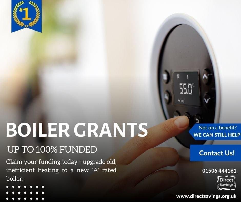 Direct_Savings's tweet photo. Contact the funding experts today! 

Government grants available NOW. 

Up to 100% of the cost covered for new boilers and insulation! 

Chat to Direct Savings instantly 👇

https://t.co/nrM8RGvGj6 https://t.co/IGAn5wWBkH