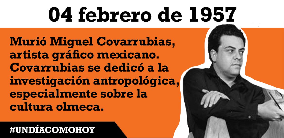 Diseno_Anahuac's tweet photo. #Undiacomohoy Murió Miguel Covarrubias https://t.co/bPVpLWcXxh