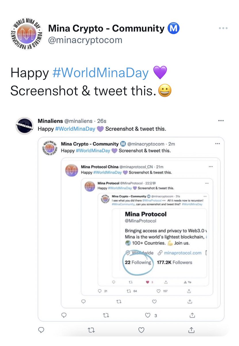 Natasha's tweet image. Happy #WorldMinaDay 💜 Screenshot &amp;amp; tweet this⚡️