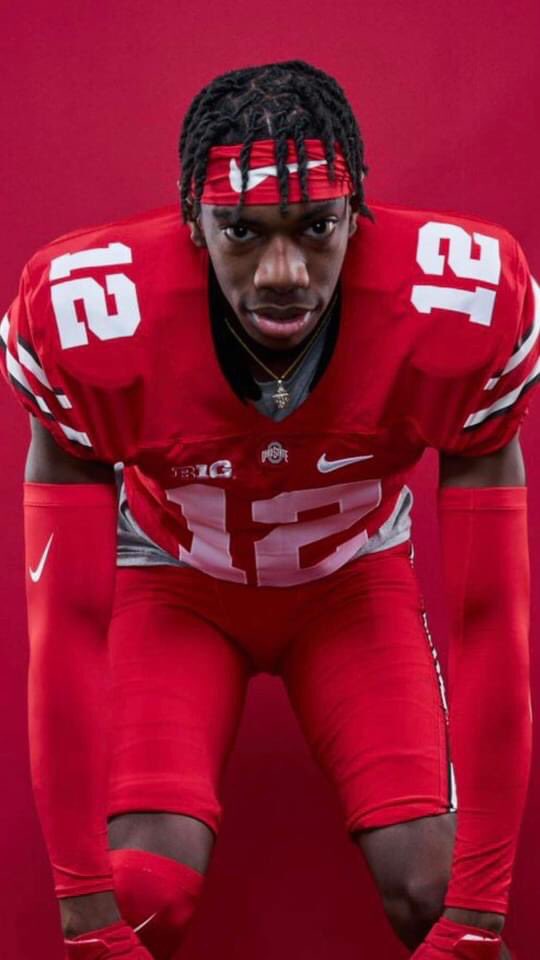 BigRedPrincipal's tweet photo. Congratulations to Senior three-sport student-athlete, Brenten “Inky” Jones.  He officially signed with The Ohio State University! 
#BigRedProud https://t.co/1TeXzTLrqh