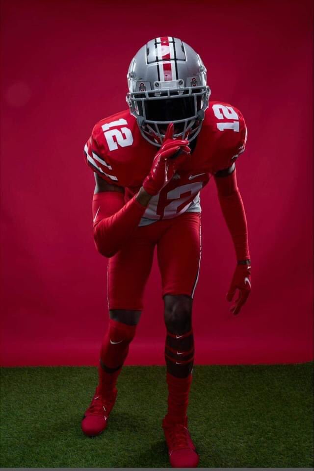 BigRedPrincipal's tweet photo. Congratulations to Senior three-sport student-athlete, Brenten “Inky” Jones.  He officially signed with The Ohio State University! 
#BigRedProud https://t.co/1TeXzTLrqh