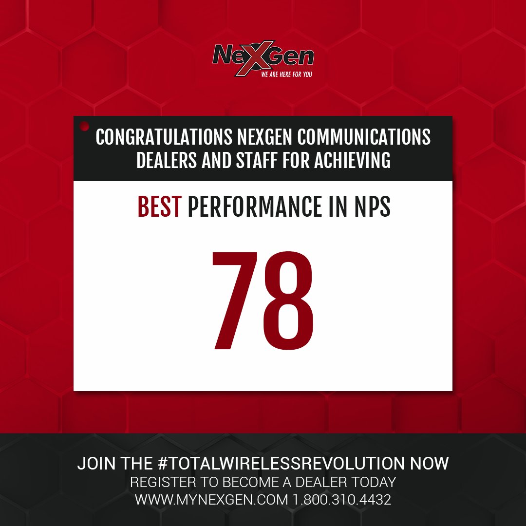 NexGen_Comm's tweet image. HUGE Congratulations to NexGen Communications Exclusive and Authorized Retailers for the #1 Overall Net Promoter Performance (NPS) with a score of 78! 

That’s how you end a year and start 2022 off right!  

#NEXGENDEALERSROCK #JOINTHEVZREVOLUTION