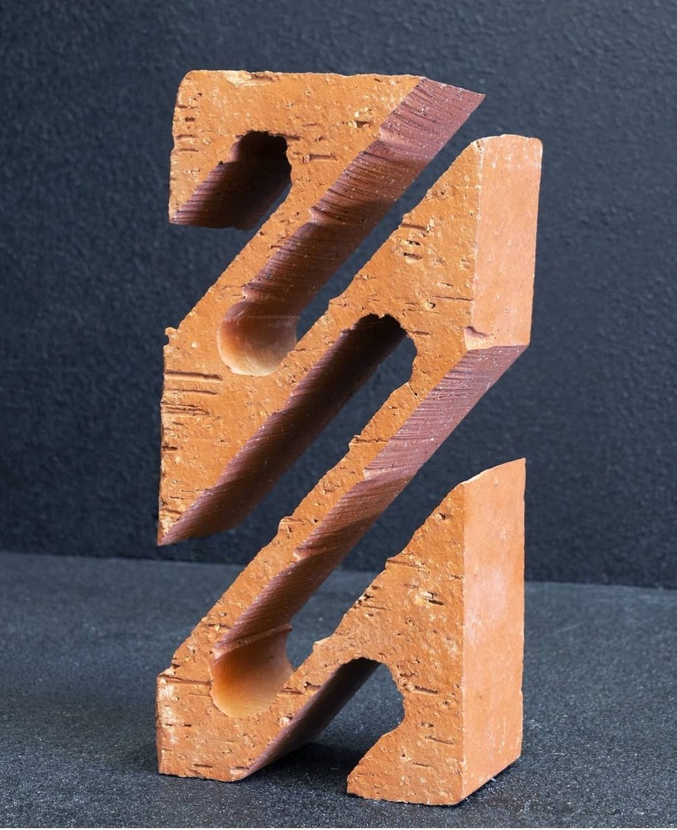 PSSAtweets's tweet photo. THANK you! to artist #LewisDavidson Speaker at OUR 'Unusual Suspects: Investigating the Less Familiar Sculptural Materials' Webinar Davidson discussed his approach to working in BRICK 'The silhouette his maintained but the structural integrity is taken apart' 1/2 https://t.co/DWKF3ld68x