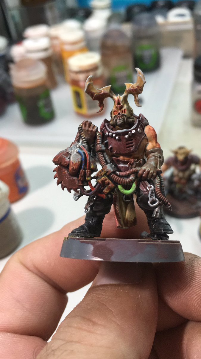 ElConucoDelMago's tweet photo. Seguimos pintando #necromunda #paintingwarhammer https://t.co/MxxeA4VGuU