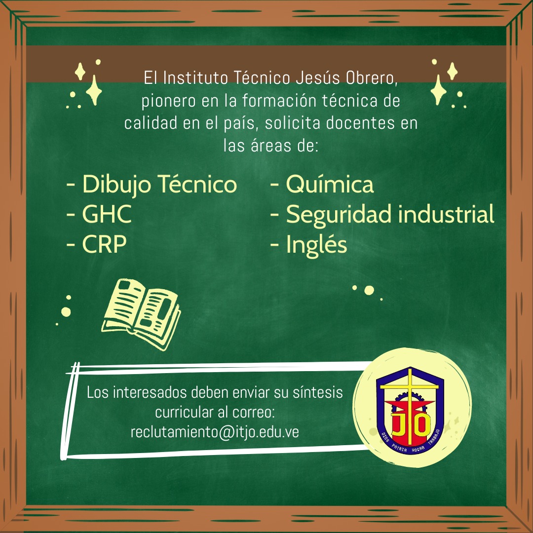 SomosITJO's tweet photo. Estamos en la búsqueda de personal. Apóyanos, compartiendo la información. https://t.co/kYFSDK6vR1