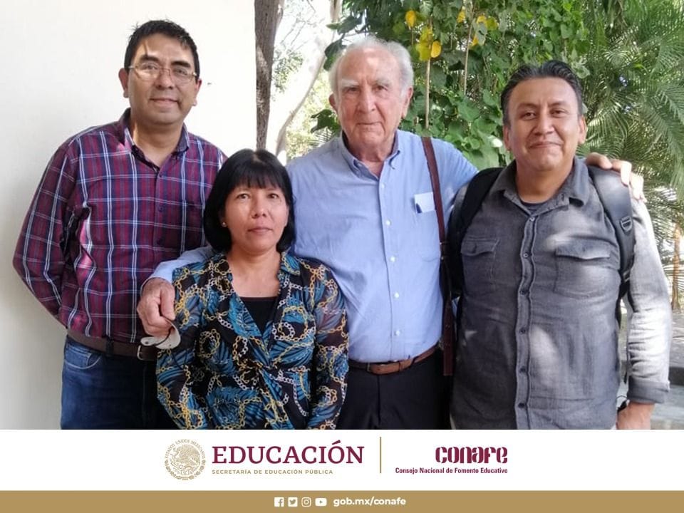 ConafeOaxaca's tweet photo. En el marco del "Segundo Encuentro de la #RelaciónTutora y la #ComunidadDeAprendizaje" de Colima, se reunieron el secretario de Educación y Cultura, Adolfo Núñez; la subsecretaria de Educación Básica, Martha Velda Hernández; y nuestro director general, Gabriel Cámara. https://t.co/2FG8HXle5R