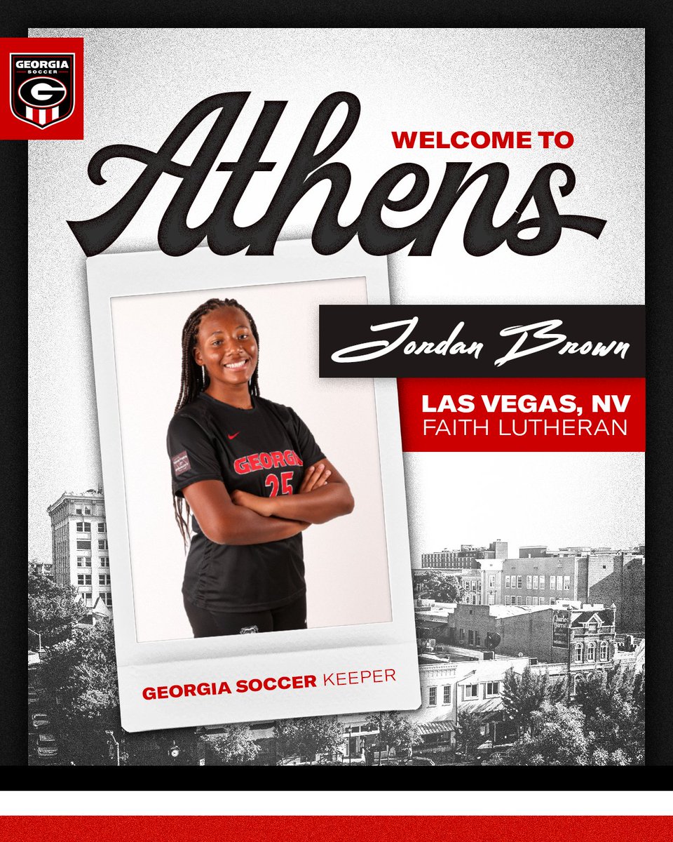 ✍️ Welcome to Athens, Jordan Brown!

ℹ️ Goalkeeper
📍 Las Vegas, Nev.
🎓 Faith Lutheran HS
⚽️ Heat FC 04
📰 gado.gs/8cw

#NSD22 | #GoDawgs